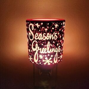 Season’s Greetings Scentsy Mini Nightlight Warmer- New in Box- $25